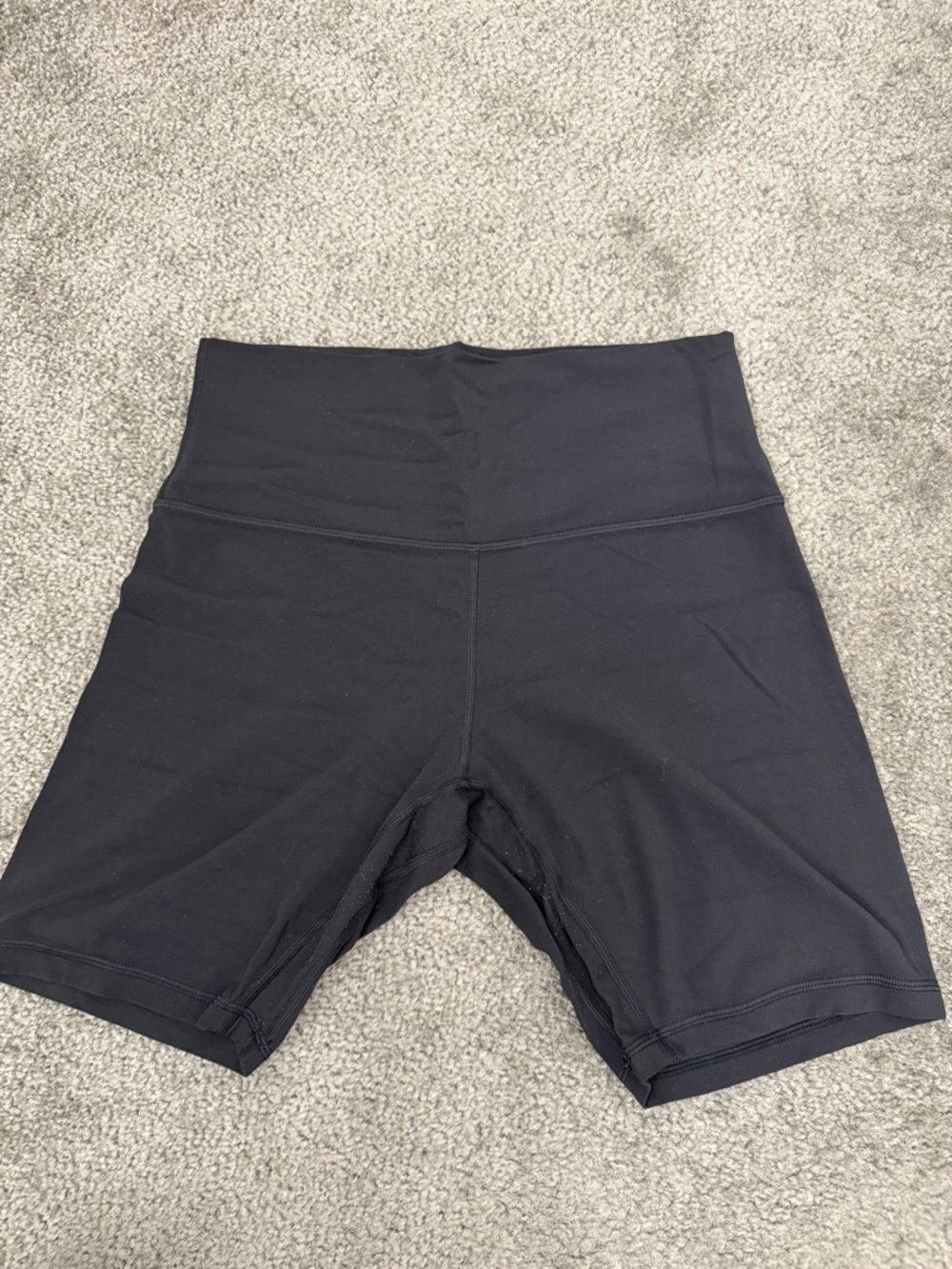 lululemon athletica Black High-Rise Bike Shorts